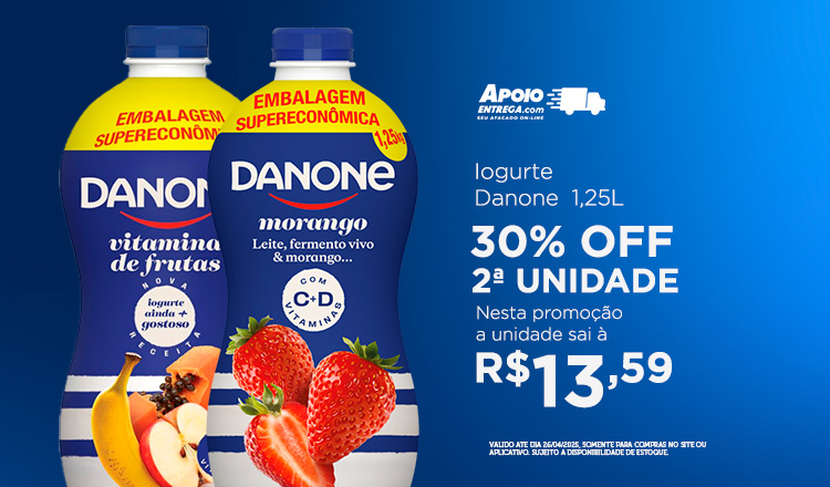 Iogurte Danone de 20 a 26/04